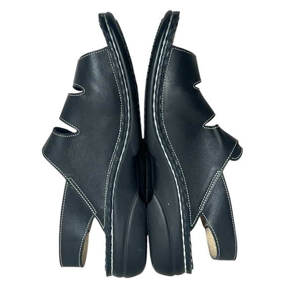 Finn Comfort Women’s black and white 
Saloniki sandals Size 12-12.5 EU 43 - Picture 7 of 12